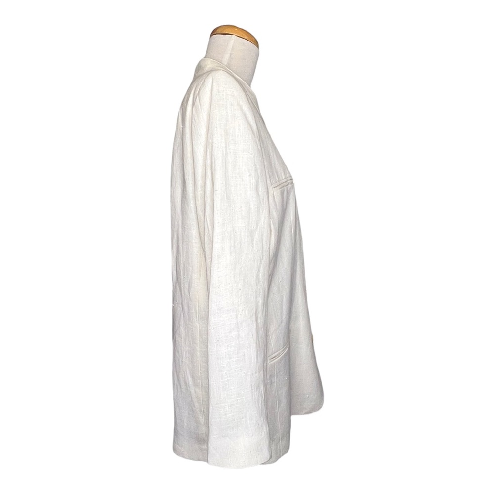 Harvé Benard By Benard Holtzman Vintage Linen Kimono Jacket Made in Ukraine NWT - Picture 8 of 13